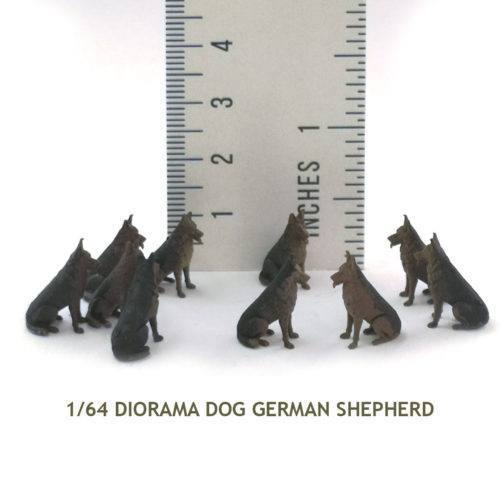diorama dog german shepherd