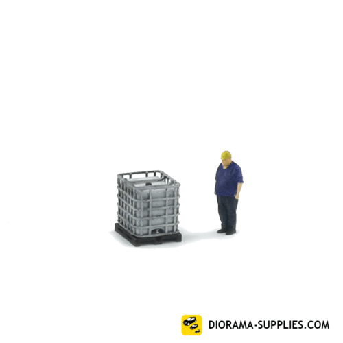 1-64 scale diorama worker