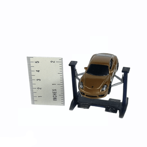 Double post car lift for 1-64 scale diorama