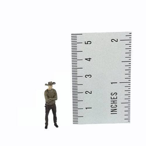 Young cowboy figure for 1-64 scale diorama