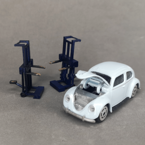 1-64 scale garage Car Lift for diorama