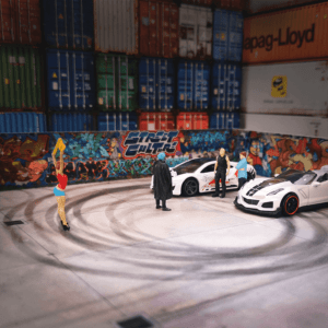 Street Racing 1-64 diorama figures set