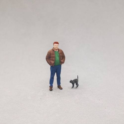 1-64 scale guy in puffy jacket