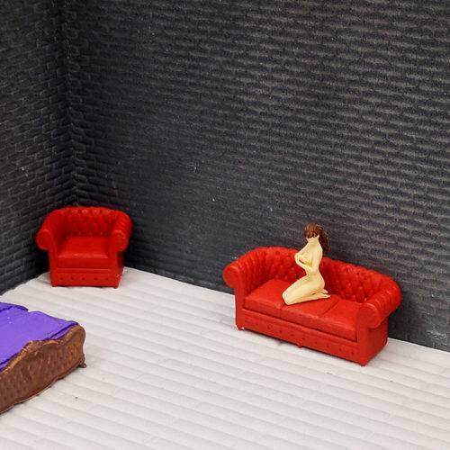 1-64 scale naked girl on the couch