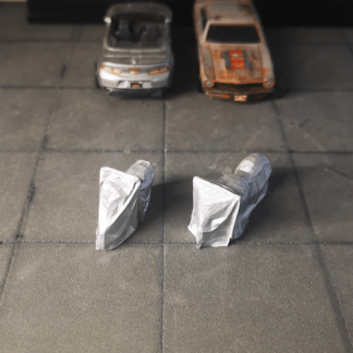 1-64 scale covered car motorcycles