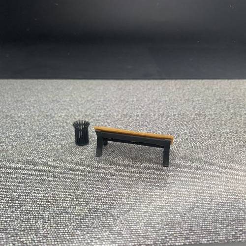 1-43 scale Wood Bench for your garage
