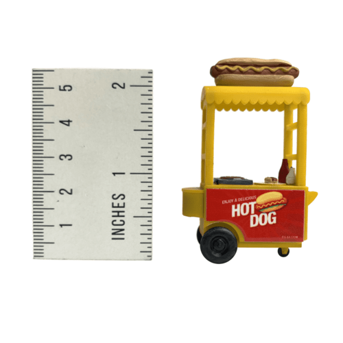 Add Flavor to Your 143 Diorama with our Fast Food Hot Dog Cart
