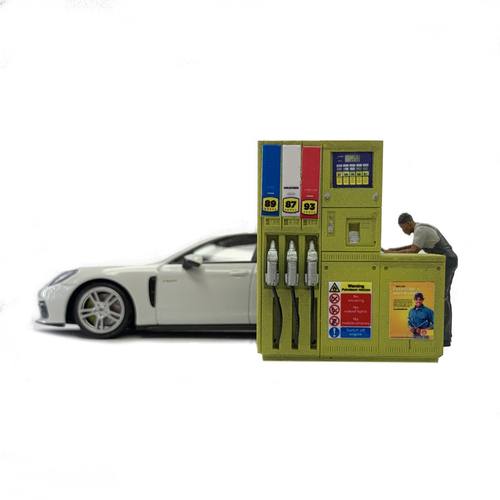 Enhance Your 1-43 Diorama with our Modern Gas Station Fuel Pump