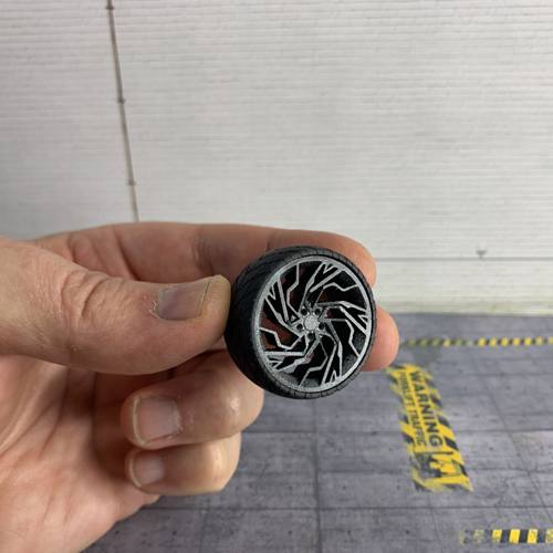 1-18 Scale Wheelset - A Miniature Masterpiece