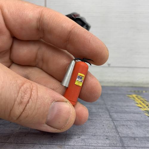 Miniature Lifesaver Diorama Fire Safety Prop