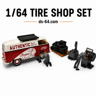 1 64 Tire Shop Set